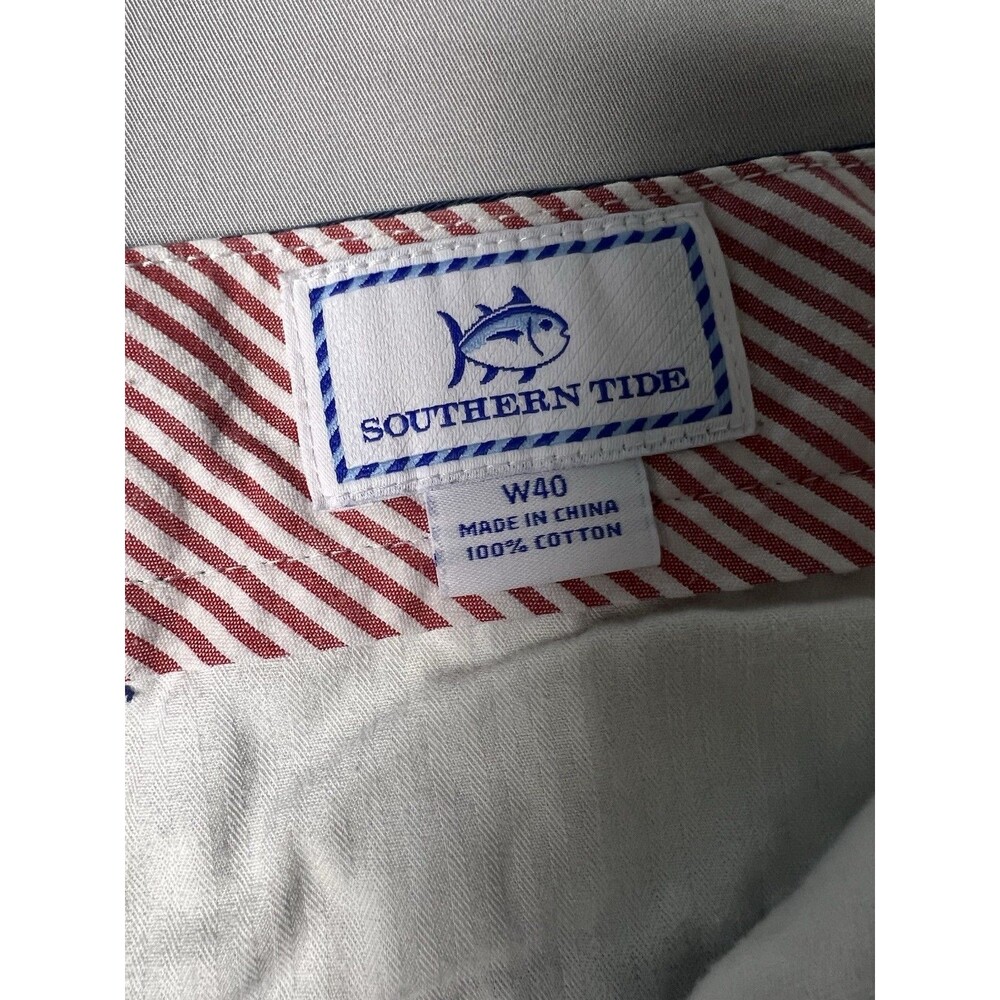 Southern Tide Men’s Shorts Star Spangled Yacht Blue Size W40 MSRP $ 99.50 - Picture 6 of 11